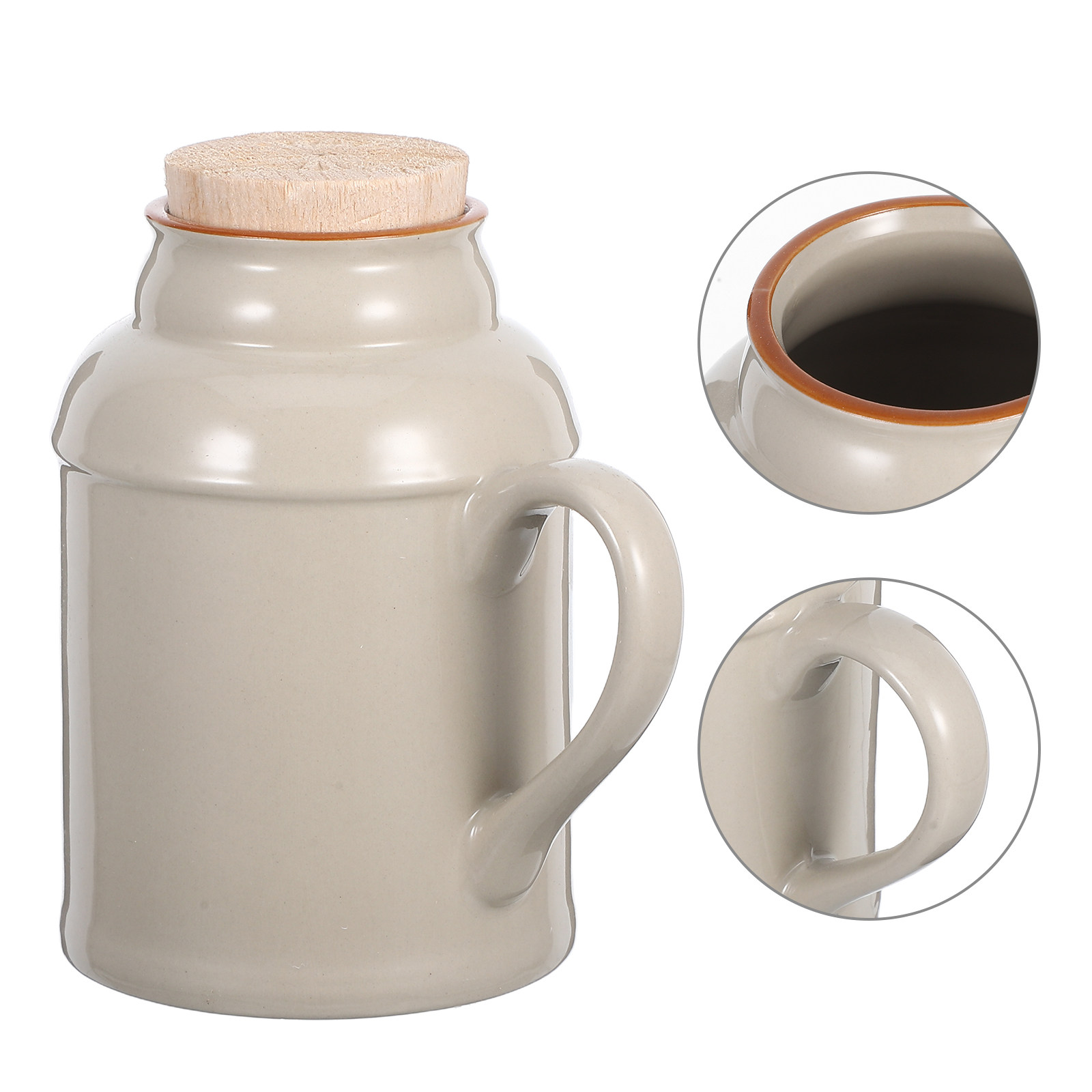Coffee Tea Containers - Teko Air Keramik Vintage Dekoratif dengan