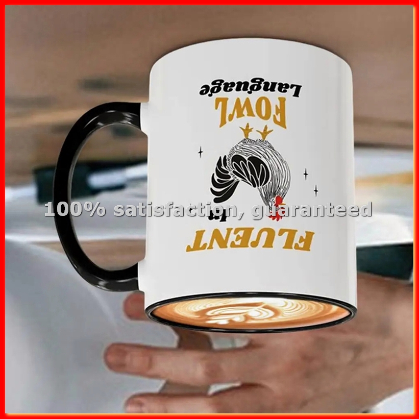 Coffee Tea And Cocoa - Cangkir Kopi Keramik Motif Ayam 11