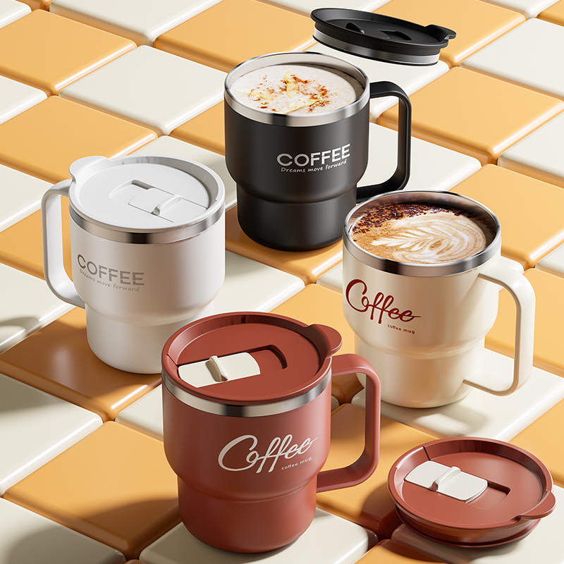Coffee Tea Weight Loss - Mug Kopi Lapisan Ganda 400ML Cangkir