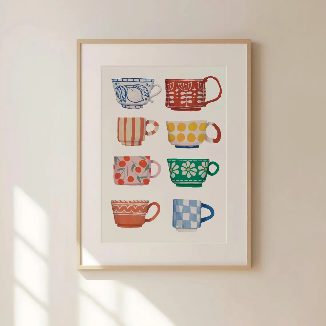 Coffee Tea Pictures - Cetakan Cangkir Teh, Poster Sarapan, Seni