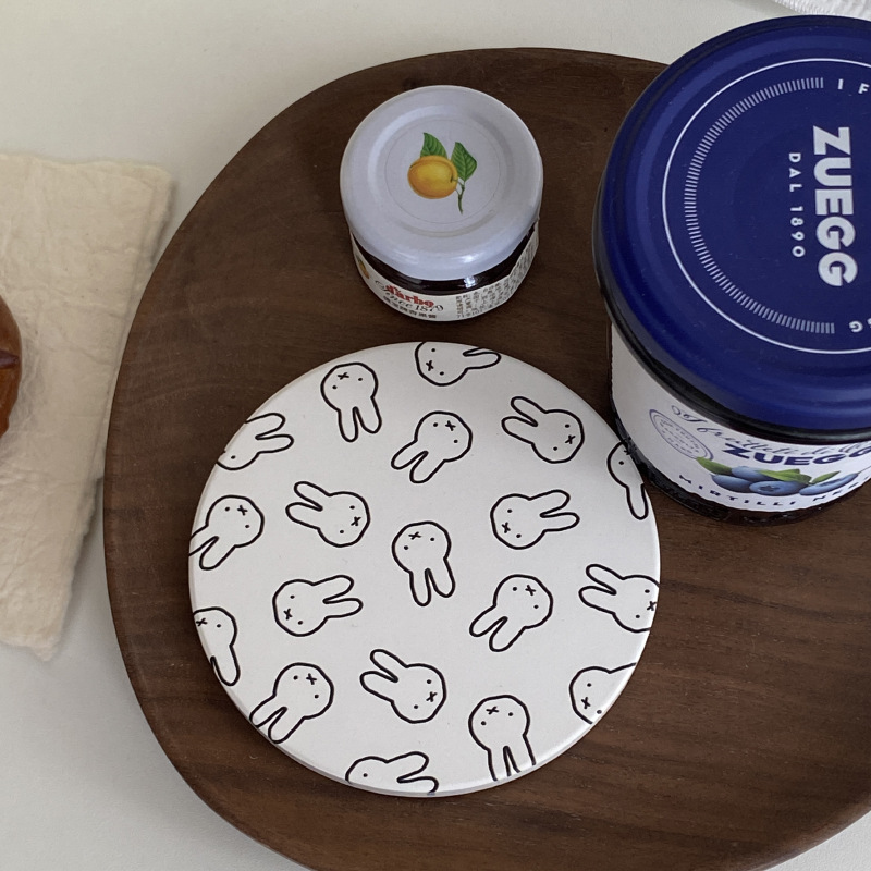 Good Coffee Tea - Tatakan Gelas Kopi Seri Miffy Lucu