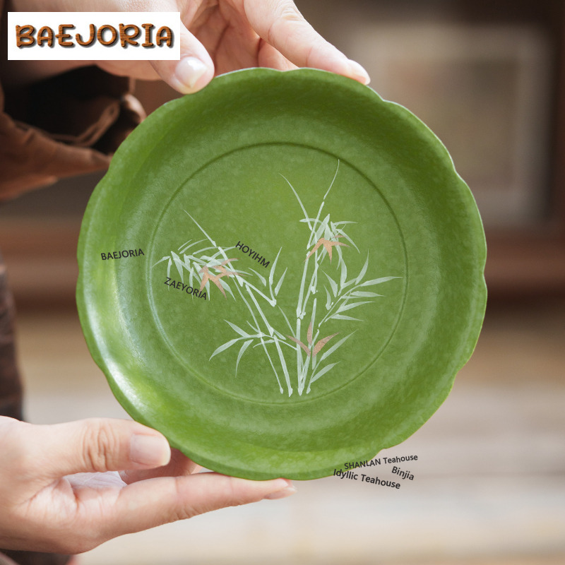 Bamboo Tea Tray - BAEJORIA Alas Cangkir Teh Anti Panas