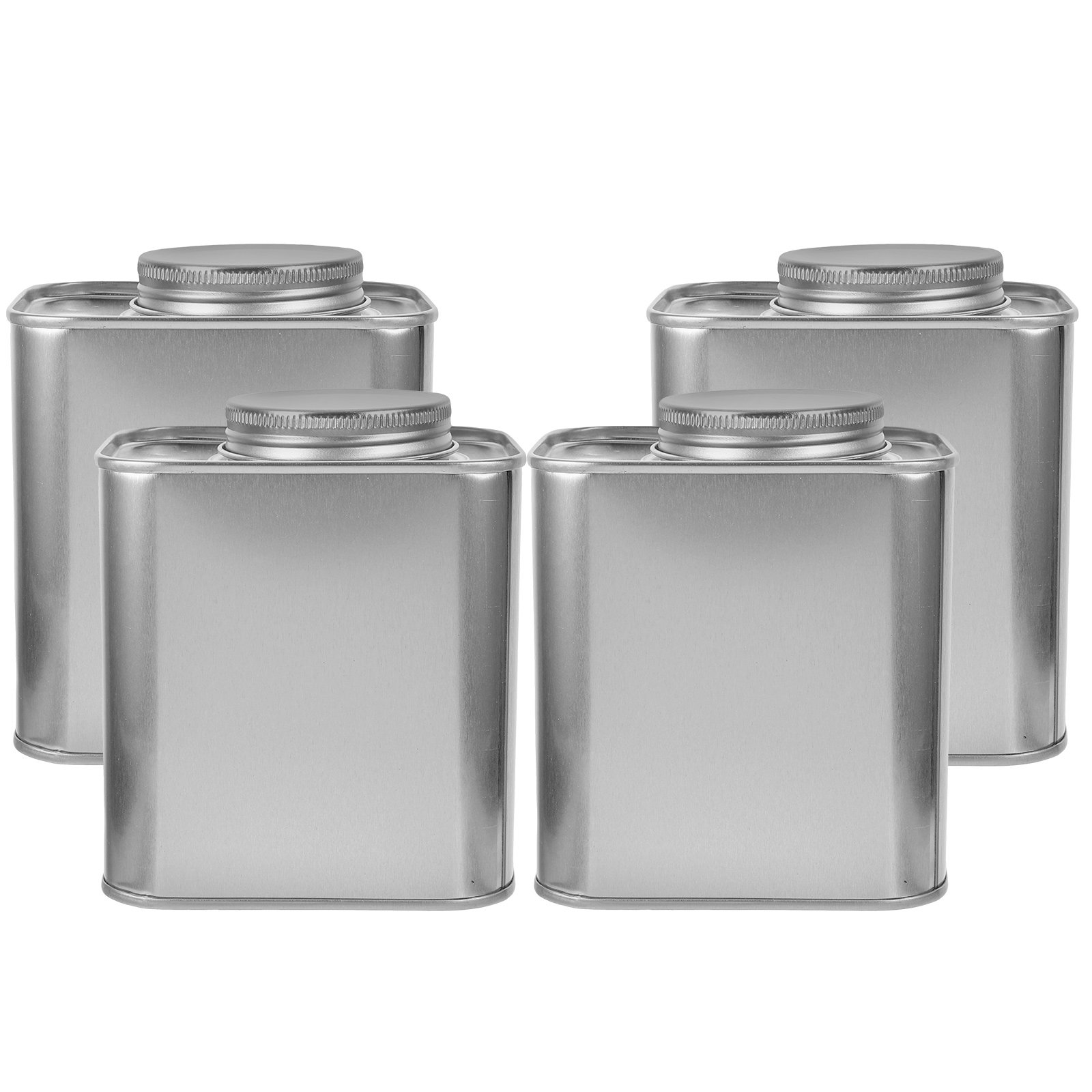 Coffee Tea Sugar Canisters - 4 Buah Wadah Penyimpanan Makanan Kedap