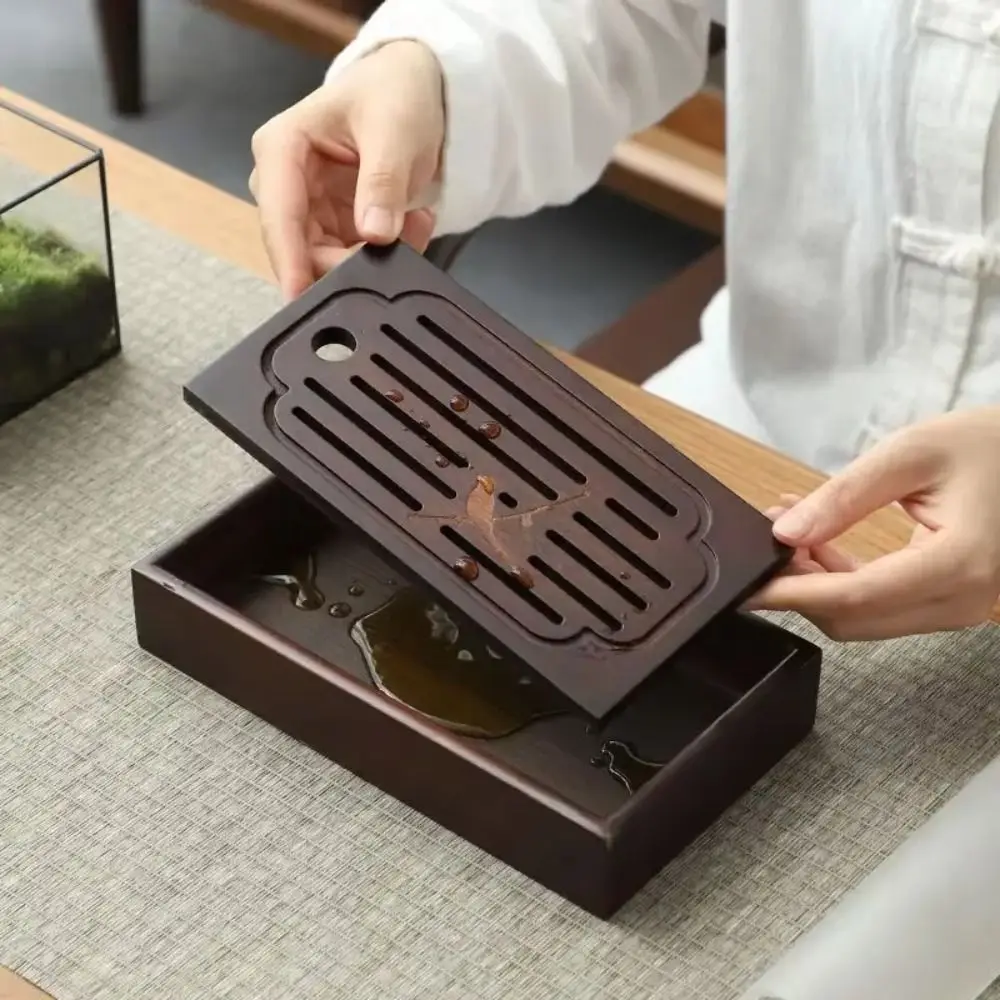 Bamboo Tea Tray - Nampan Teh Bambu Alami Mini Persegi