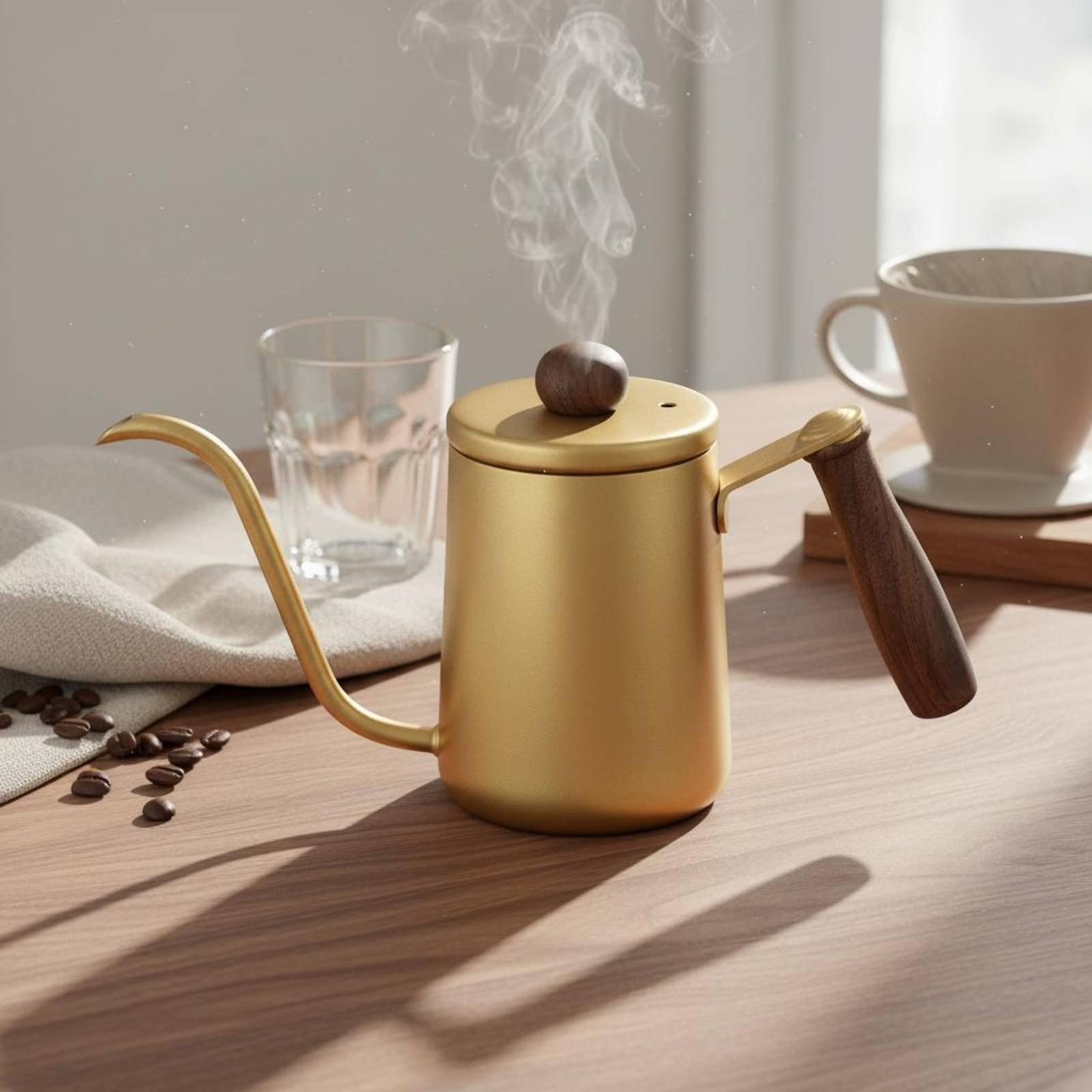Pour Over Kettle - Teko Kopi Gaya Jepang dengan Gagang