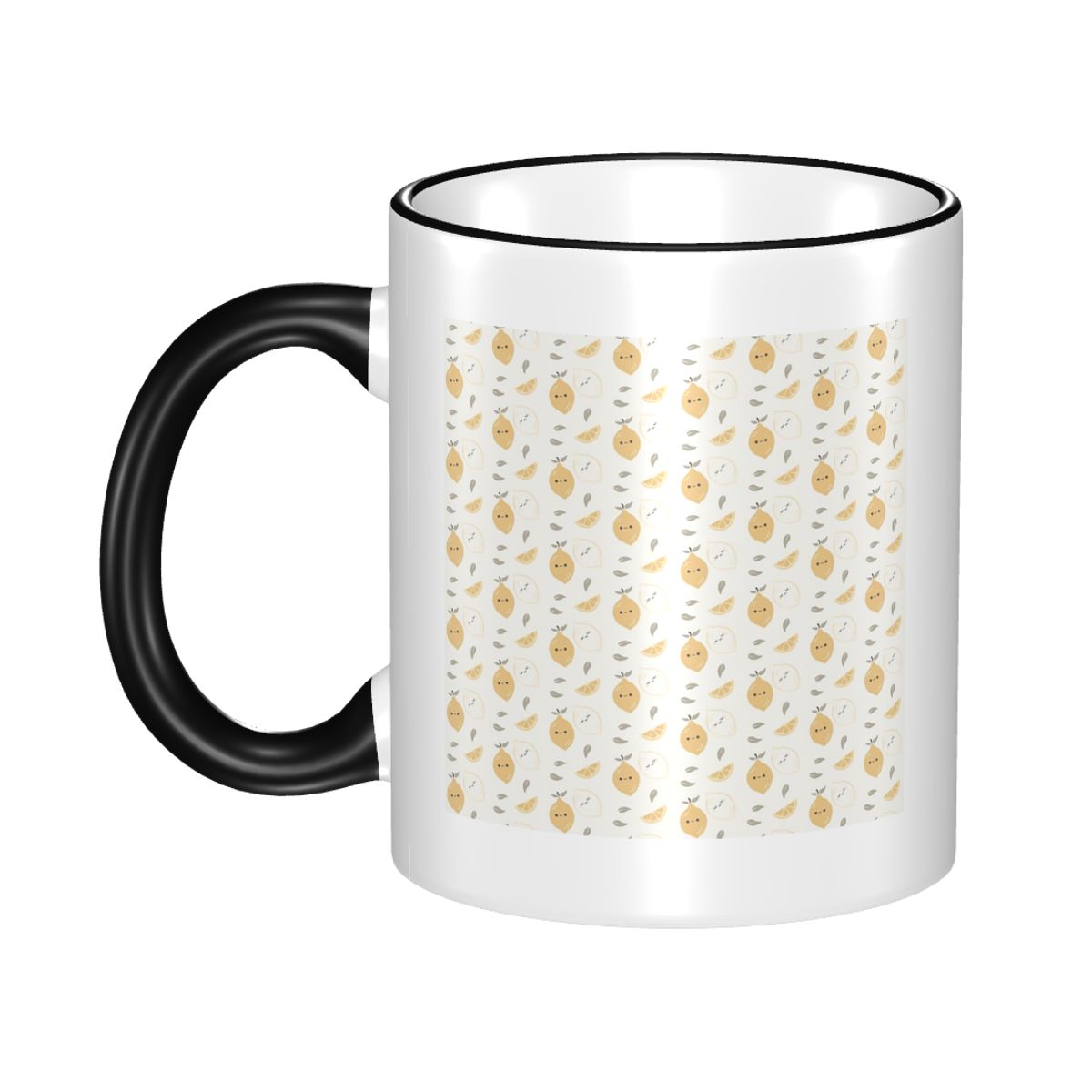 Lemon Tea Coffee - Mug Pola Lemon Lucu Cangkir Kopi