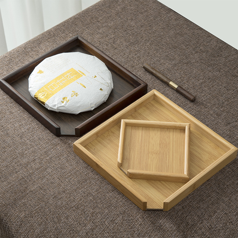 Bamboo Tea Tray - 1pc Kotak Evaluasi Teh Bambu Pisau
