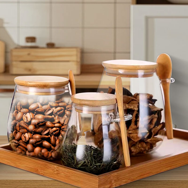34oz gelas tertutup dengan sen - Coffee Tea Sugar Canisters ulasan dan harga