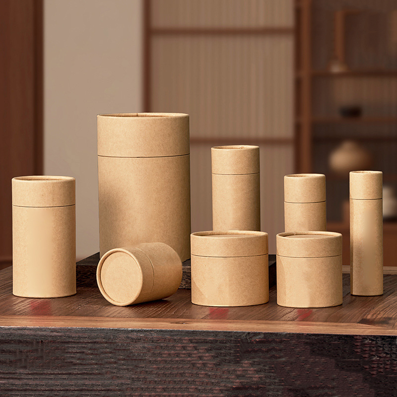 1 Buah Tabung Karton Kraft Bar - Coffee Tea Containers ulasan dan harga