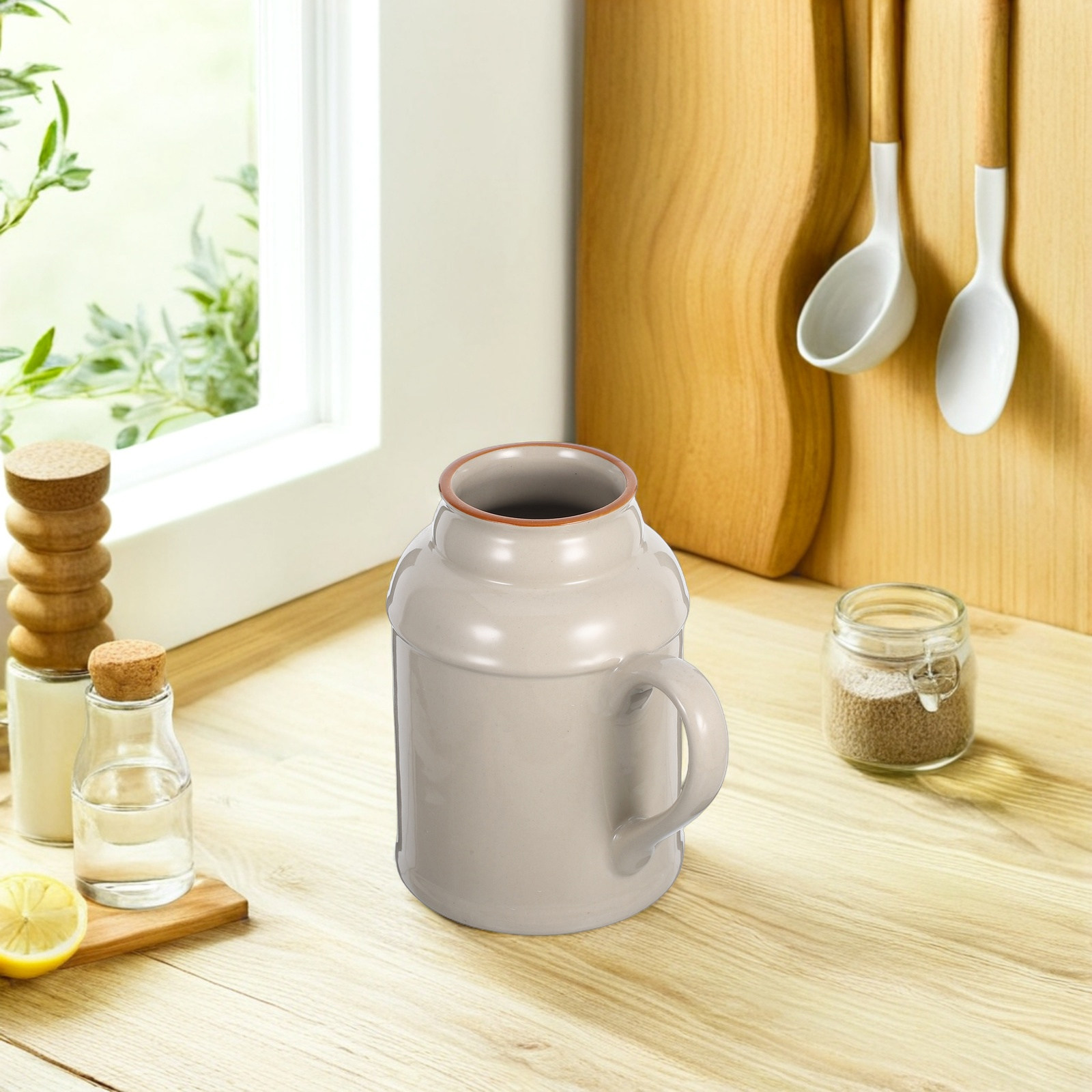 Teko Air Keramik Vintage Dekor - Coffee Tea Containers ulasan dan harga
