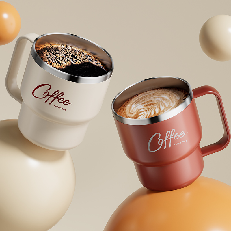 Mug Kopi Lapisan Ganda 400ML C - Coffee Tea Weight Loss ulasan dan harga