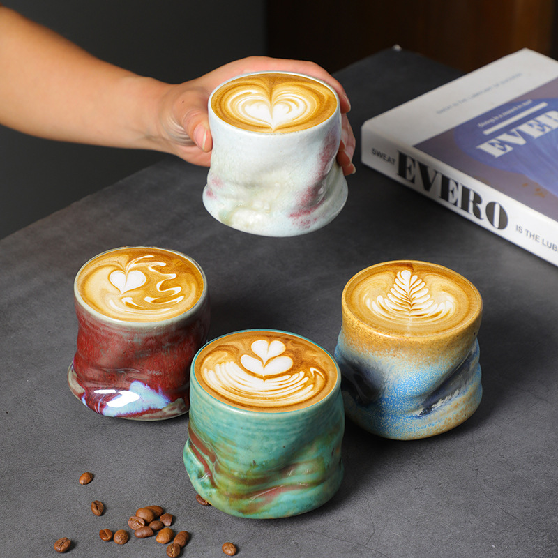 Cangkir Espresso Stoneware Can - Coffee Tea Pictures ulasan dan harga