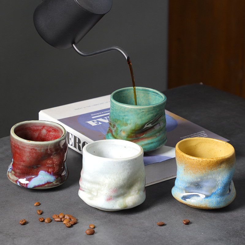 Cangkir Espresso Stoneware Can - Coffee Tea Pictures ulasan dan harga