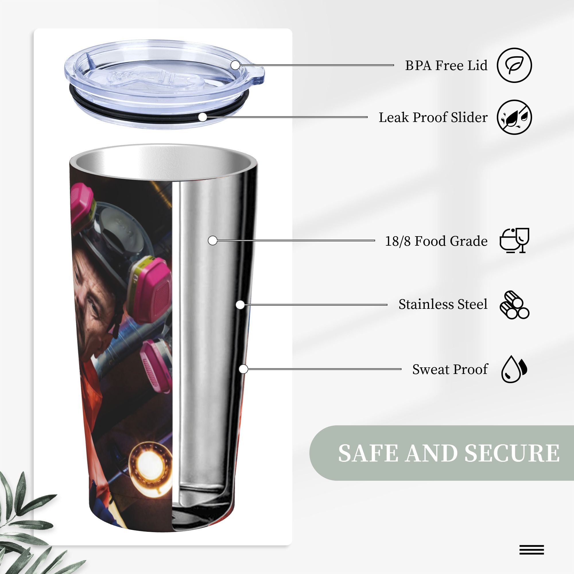 Walter White Pinkman Tumbler V - Coffee Tea Break ulasan dan harga