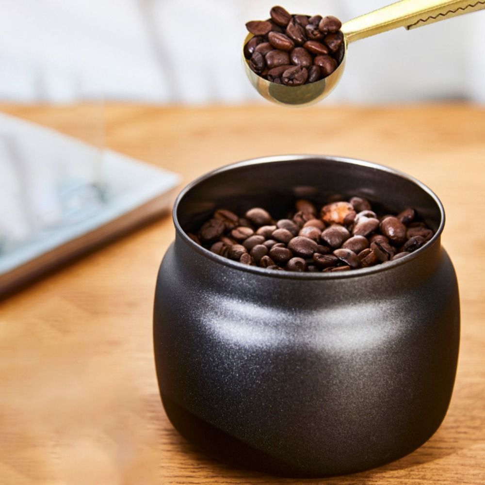 Stoples Vakum Baja Tahan Karat - Coffee Tea And Sugar Canisters ulasan dan harga