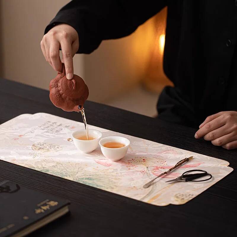 Alas Teh Kering Bambu Hijau Su - Bamboo Tea Tray ulasan dan harga