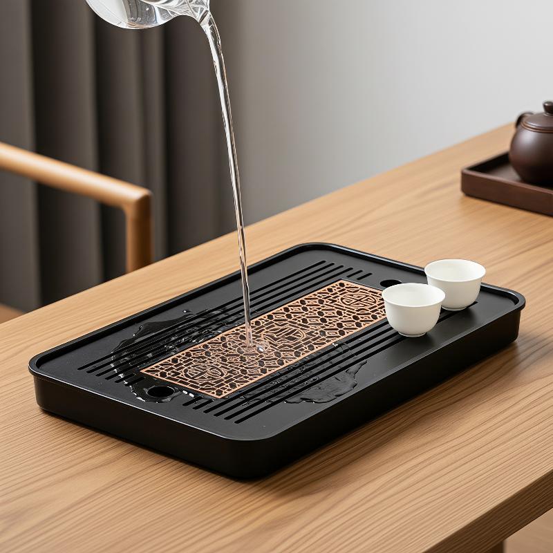 Nampan Teh Kayu Dua Lapis Deng - Bamboo Tea Tray ulasan dan harga