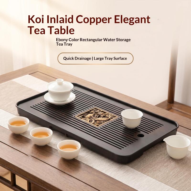 Nampan Teh Kayu Dua Lapis Deng - Bamboo Tea Tray ulasan dan harga