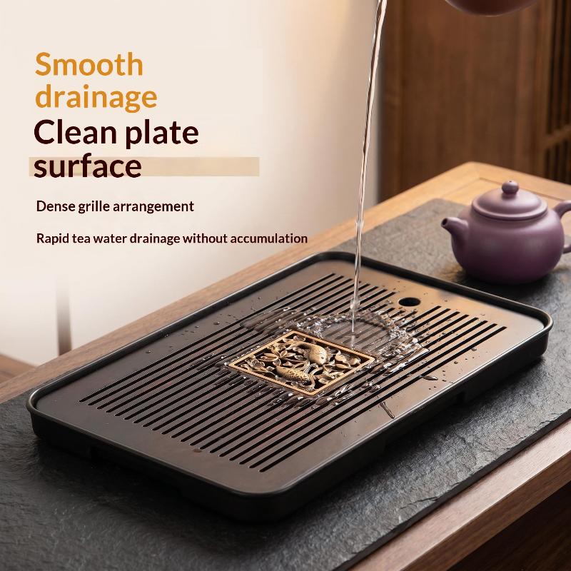 Nampan Teh Kayu Dua Lapis Deng - Bamboo Tea Tray ulasan dan harga