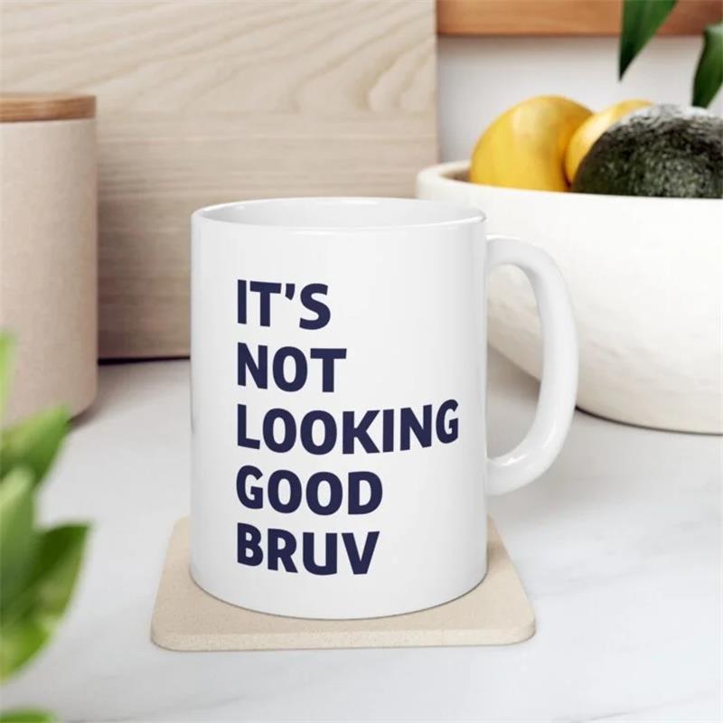 Mug Kopi Keramik IT'S NOT LOOK - Good Coffee Tea ulasan dan harga