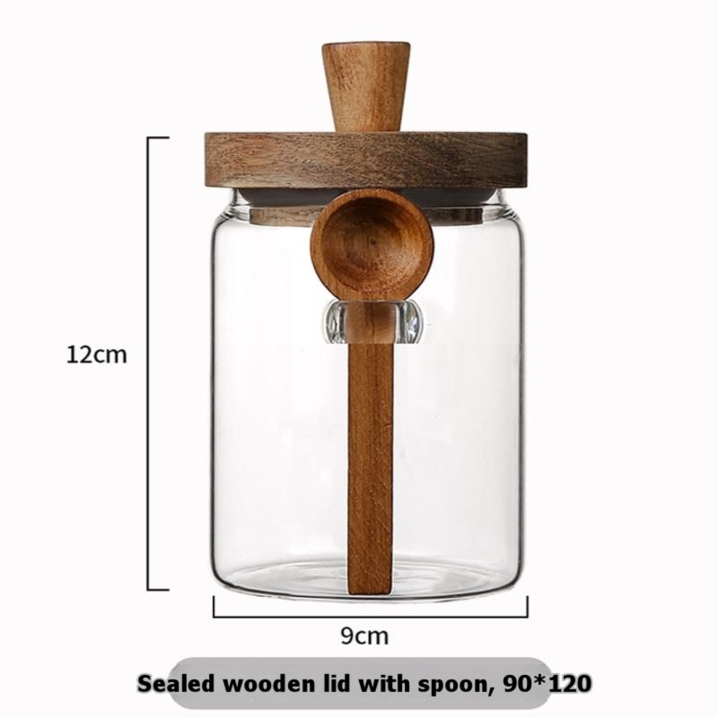 Set Wadah Penyimpanan Kaca ABJ - Coffee Tea Sugar Canisters ulasan dan harga
