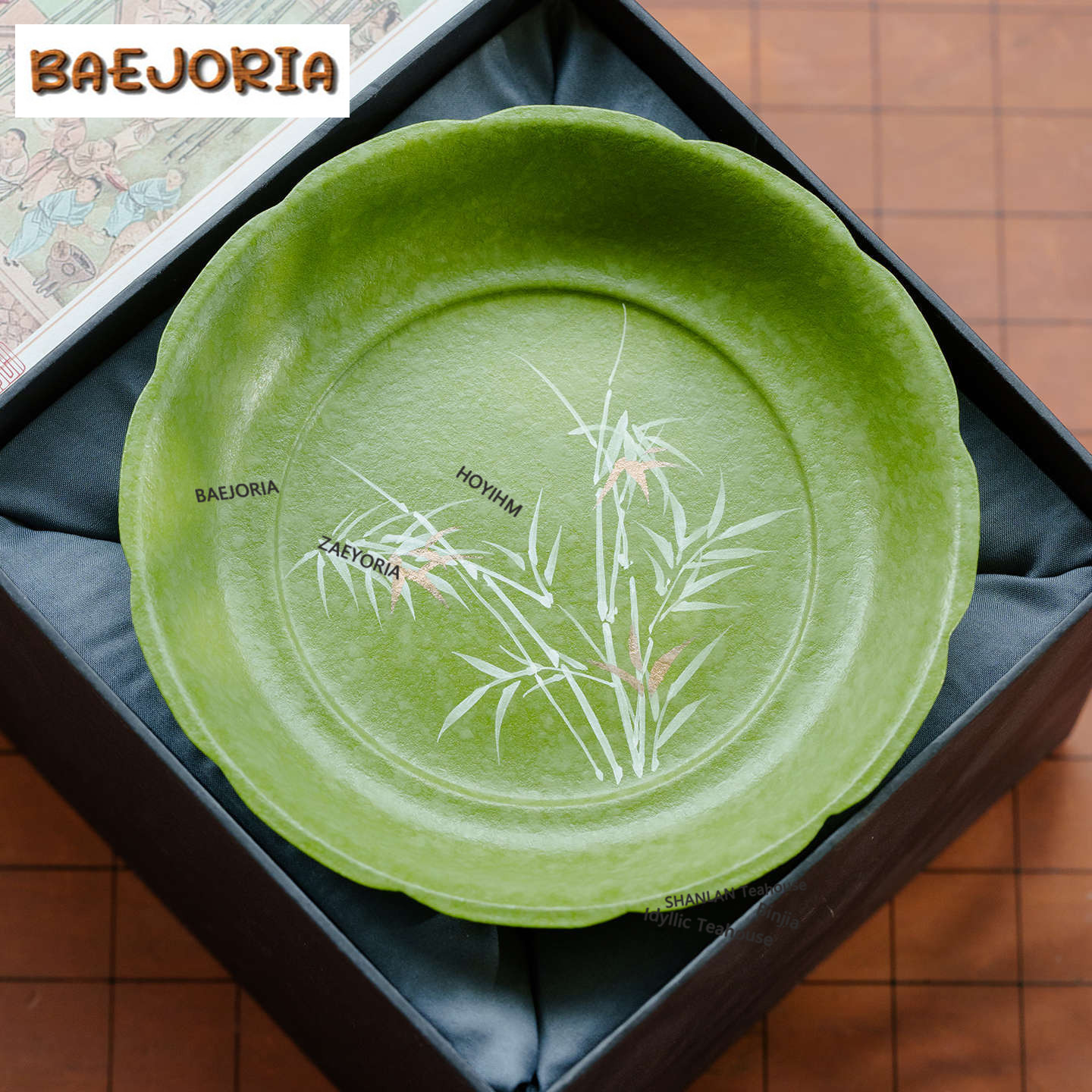 BAEJORIA Alas Cangkir Teh Anti - Bamboo Tea Tray ulasan dan harga