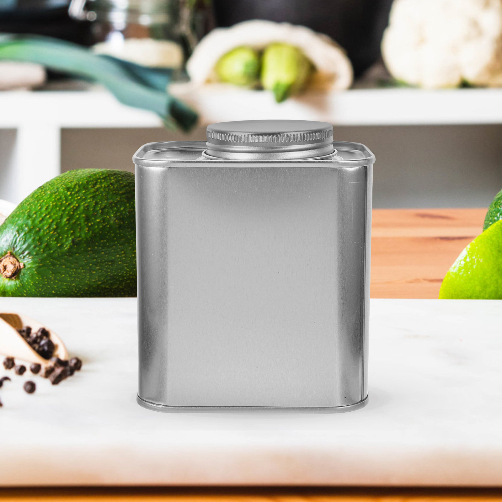 4 Buah Wadah Penyimpanan Makan - Coffee Tea Sugar Canisters ulasan dan harga