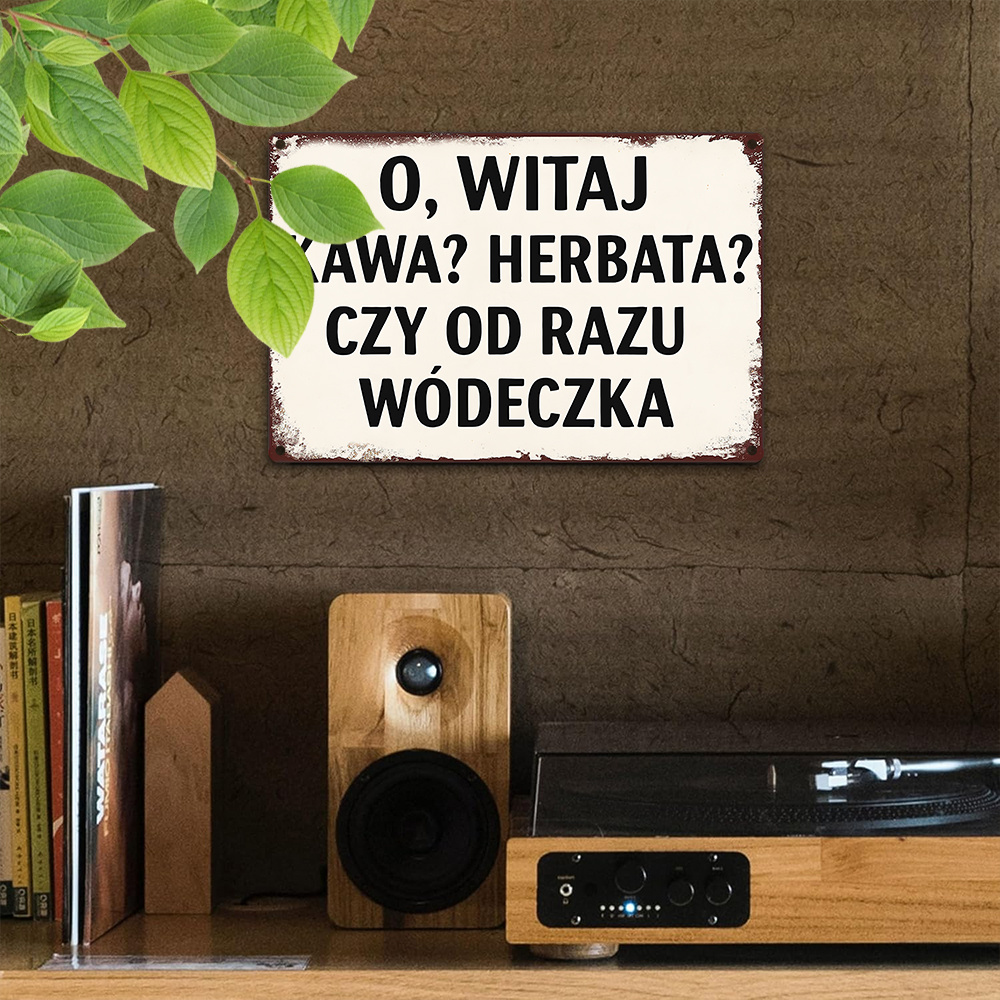 Papan Besi Lucu Bertuliskan 