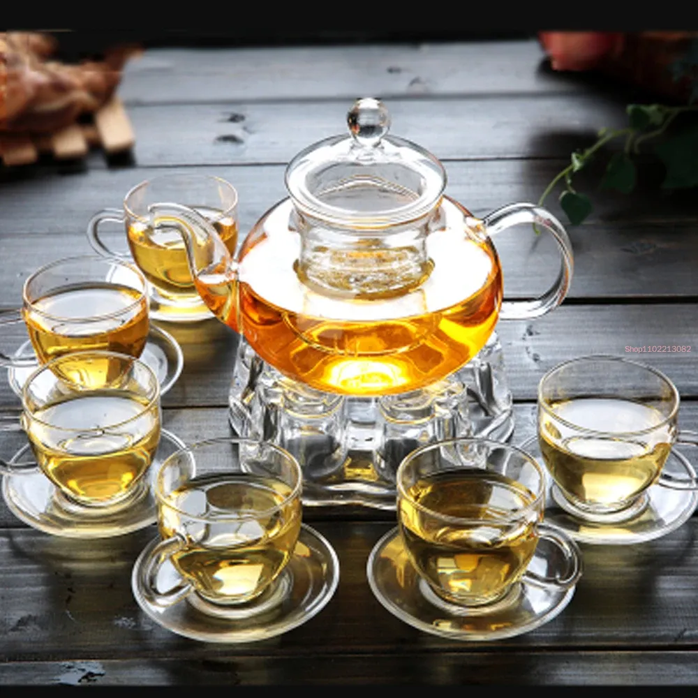 Set Teh Kaca Elegan, Teko Boro - Bamboo Tea Tray ulasan dan harga