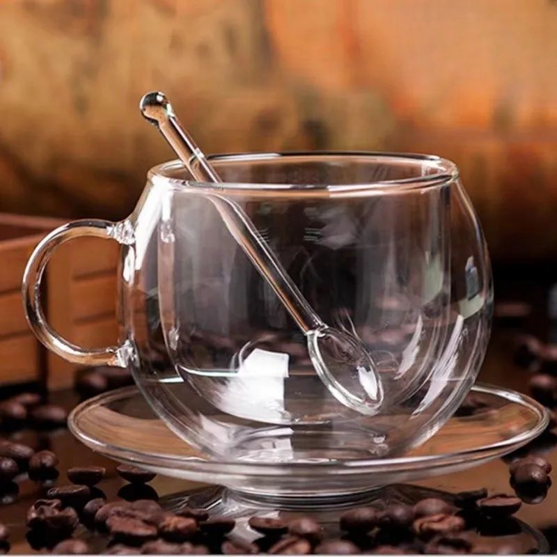 Cangkir kopi kaca bagian bawah - Coffee Tea Vodka ulasan dan harga