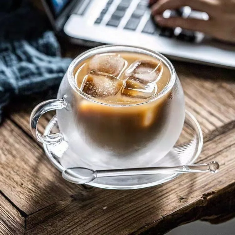 Cangkir kopi kaca bagian bawah - Coffee Tea Vodka ulasan dan harga