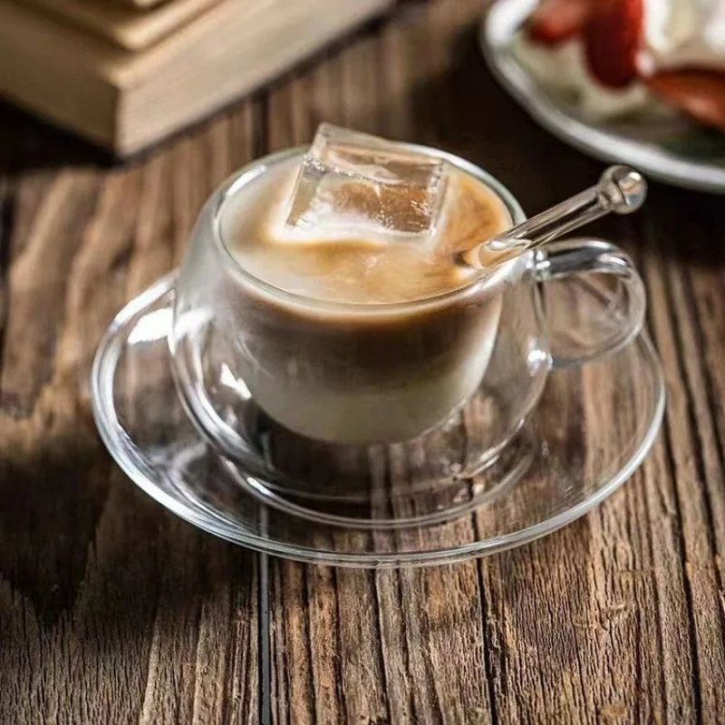 Cangkir kopi kaca bagian bawah - Coffee Tea Vodka ulasan dan harga