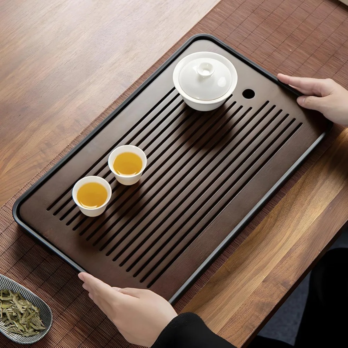 Meja Teh Bambu Portabel yang D - Bamboo Tea Tray ulasan dan harga