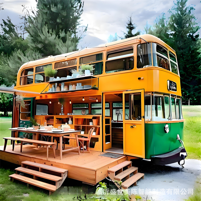 【Desain Baru】Gerobak Bus Tingk - Coffee Tea Milk ulasan dan harga