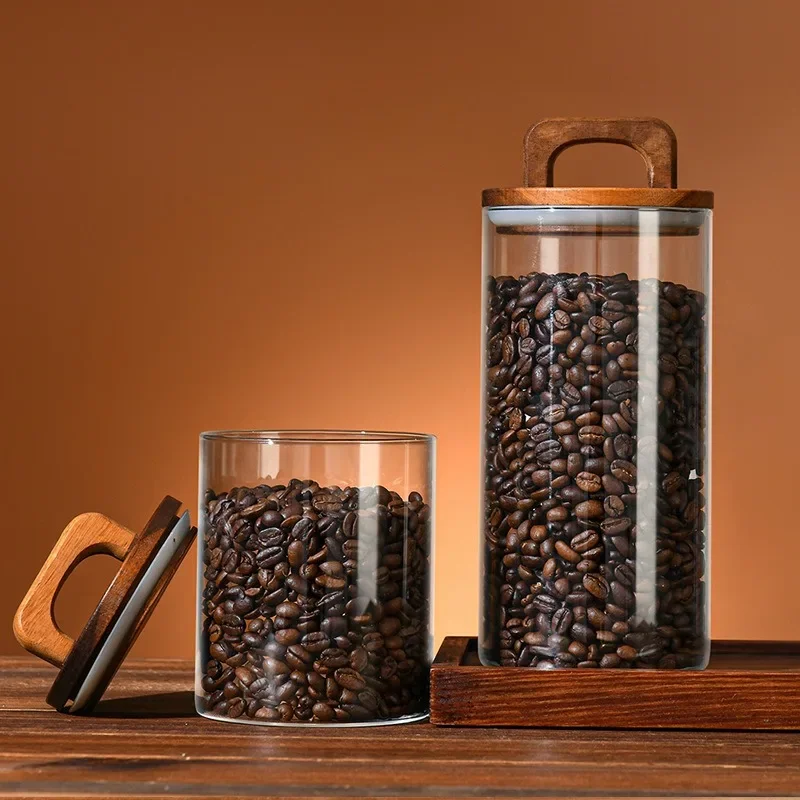 Stoples kaca bening dengan tut - Coffee Tea Sugar Canisters ulasan dan harga