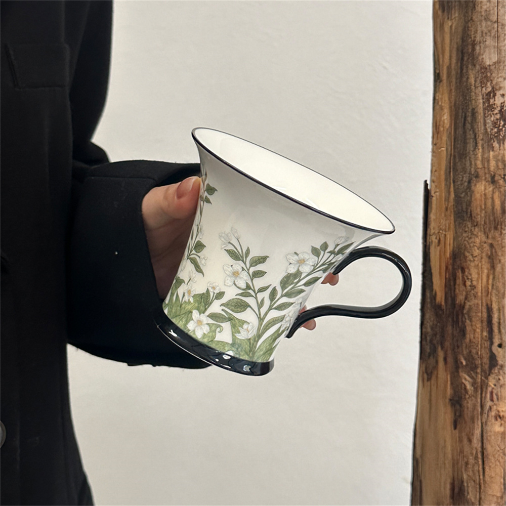 Lukisan Minyak Antik Cangkir K - Coffee Jasmine Tea ulasan dan harga