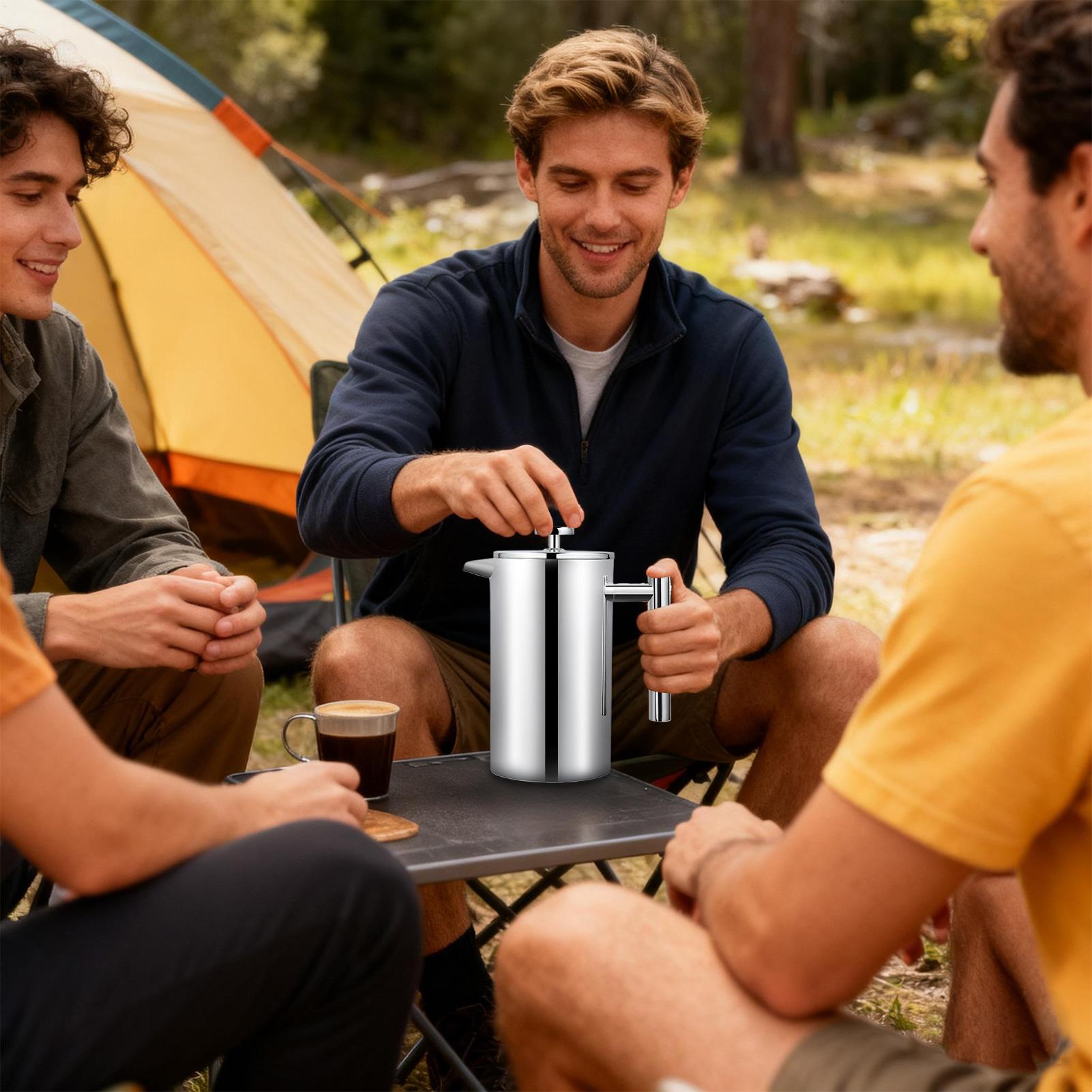 Pembuat Kopi Tekan Pot Peganga - Coffee Tea Brew ulasan dan harga