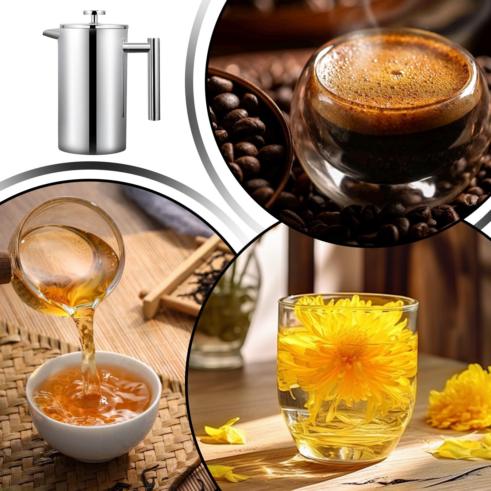 Pembuat Kopi Tekan Pot Peganga - Coffee Tea Brew ulasan dan harga