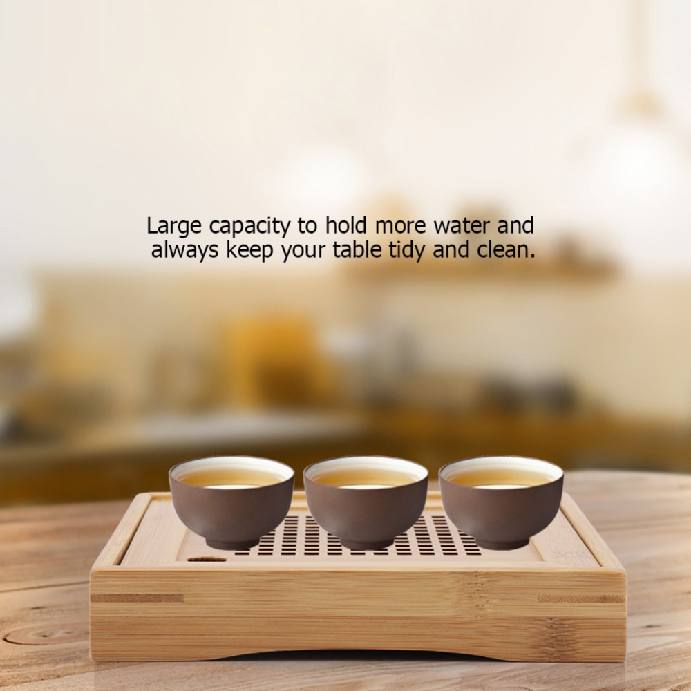 Nampan Teh Kongfu Desain Perse - Bamboo Tea Tray ulasan dan harga