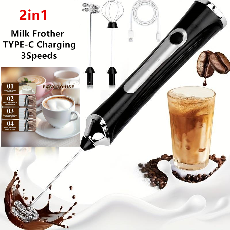 Pengocok Susu Elektrik Nirkabe - Coffee Tea Milk ulasan dan harga