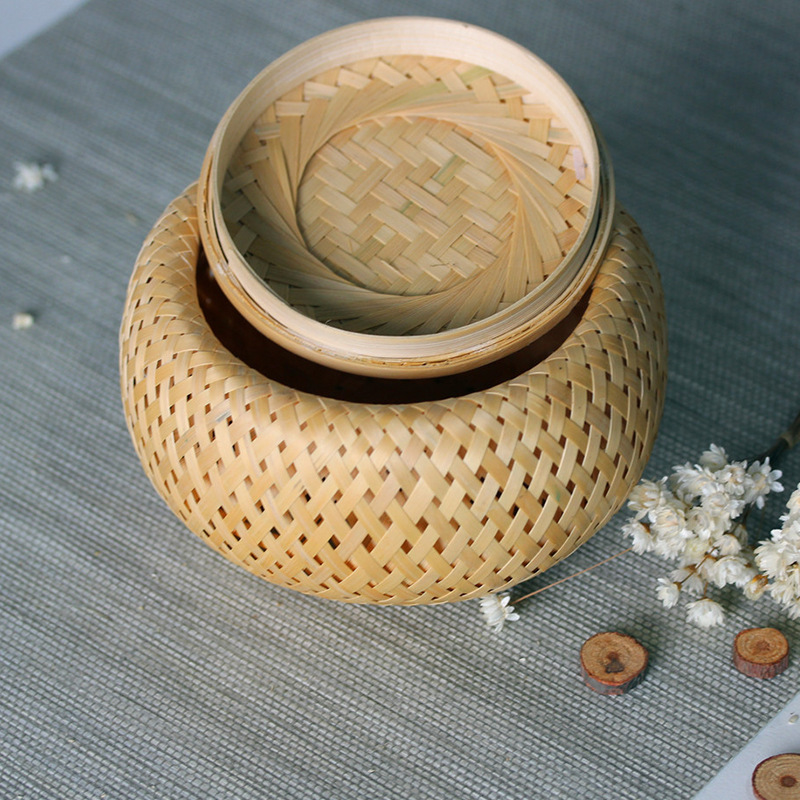 Keranjang kecil anyaman bambu  - Bamboo Tea Tray ulasan dan harga