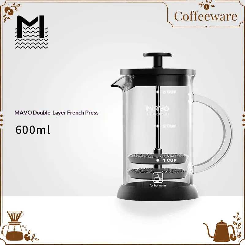 MAVO French Press Coffee Maker - Coffee Tea Brew ulasan dan harga