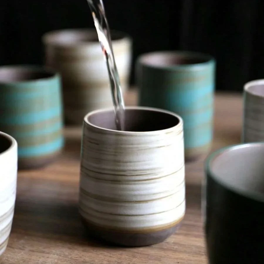 Mug Stoneware Glasir Kresek Ya - Coffee Tea Pictures ulasan dan harga
