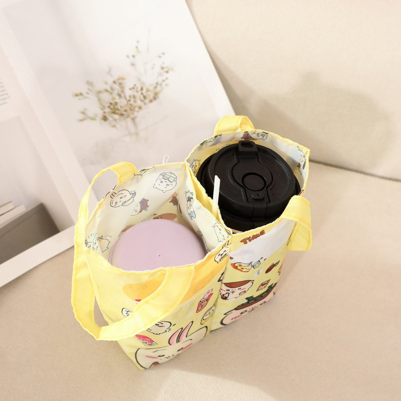 Tas Cangkir Lipat Chiikawa Usa - Good Coffee Tea ulasan dan harga
