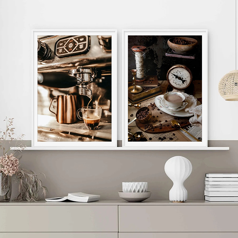 Poster Seni Cangkir Kopi Espre - Coffee Tea Milk ulasan dan harga