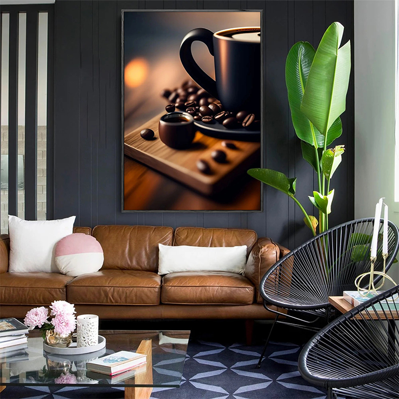 Poster Seni Cangkir Kopi Espre - Coffee Tea Milk ulasan dan harga