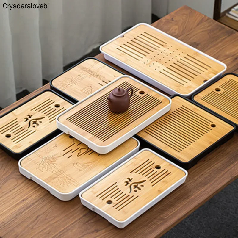 Nampan Teh Bambu, Papan Teh Pu - Bamboo Tea Tray ulasan dan harga