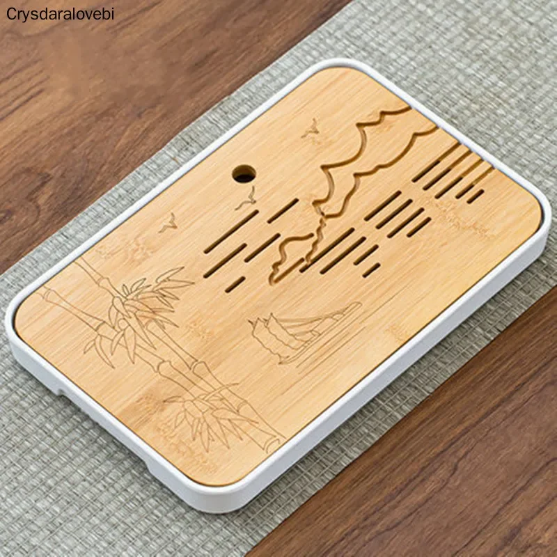 Nampan Teh Bambu, Papan Teh Pu - Bamboo Tea Tray ulasan dan harga